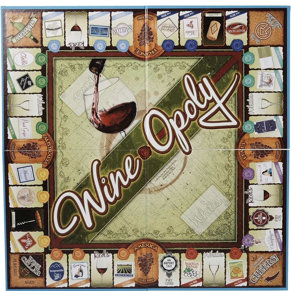 Wine-Opoly Board Game